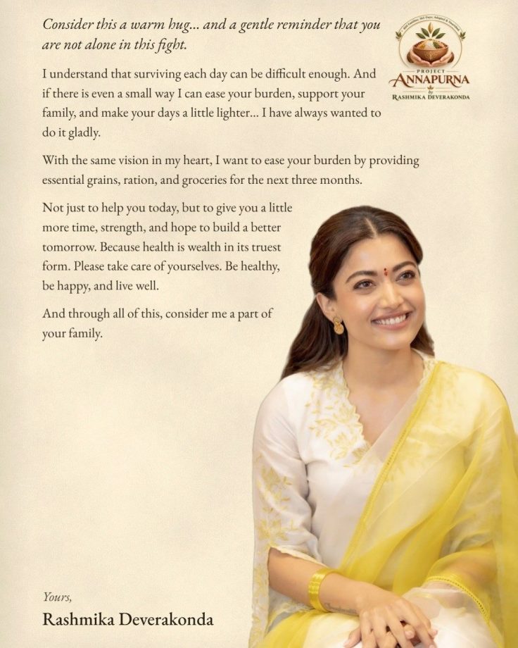 Rashmika Mandanna Adopts 400 Families Inspired By Her Character Jayamma In Ranabaali—Deets Inside 1