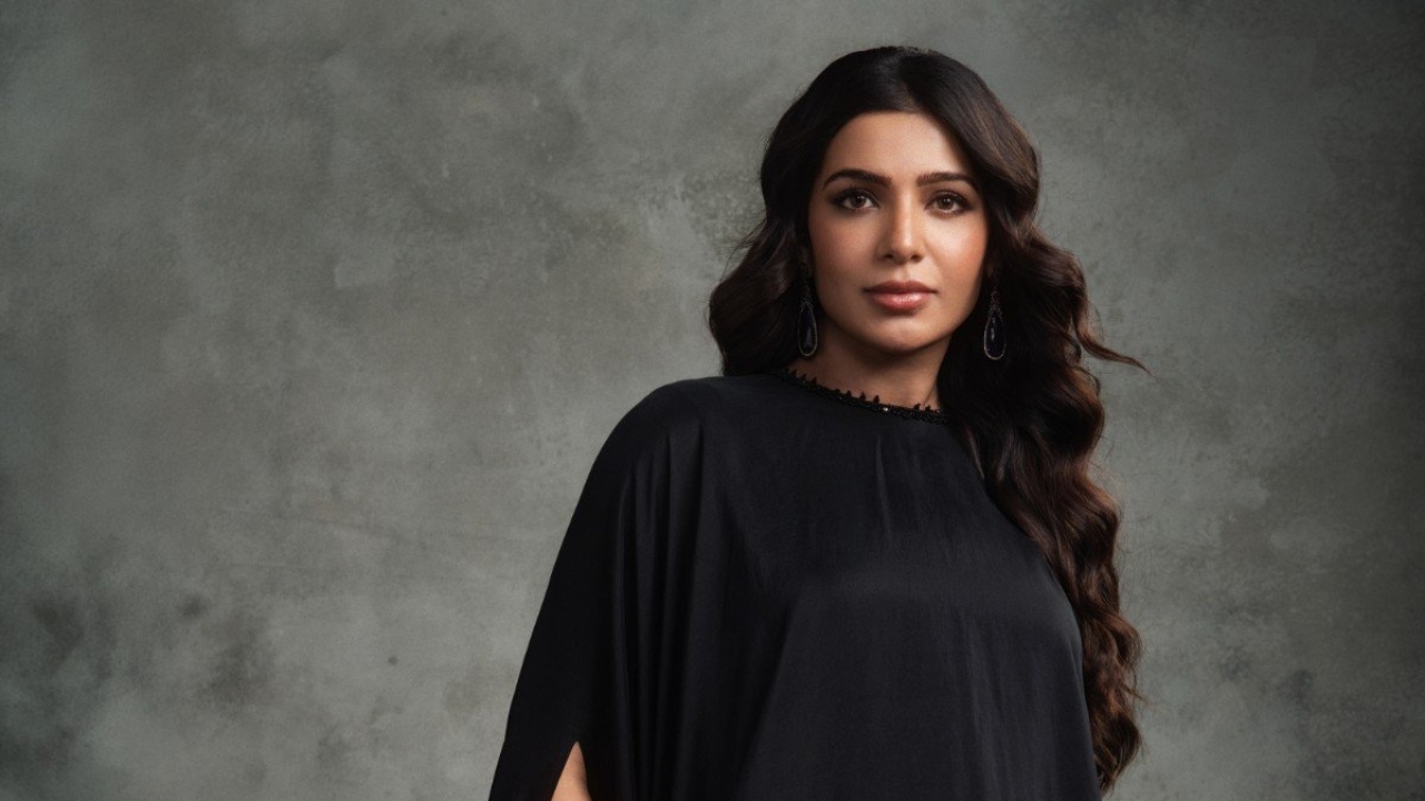 Samantha Ruth Prabhu Turns Heads in a Dramatic Black Top and Shimmery Skirt 1