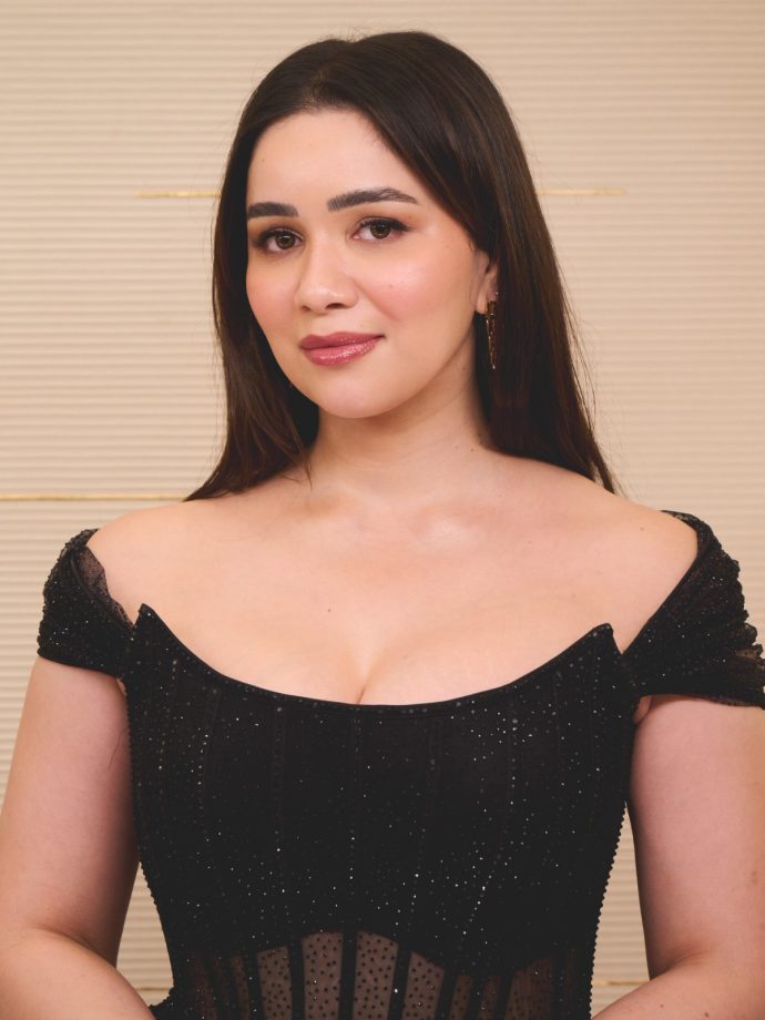 Sara Tendulkar Makes Black Look Luxe in a Corset-Inspired Look at the Bvlgari Event 1