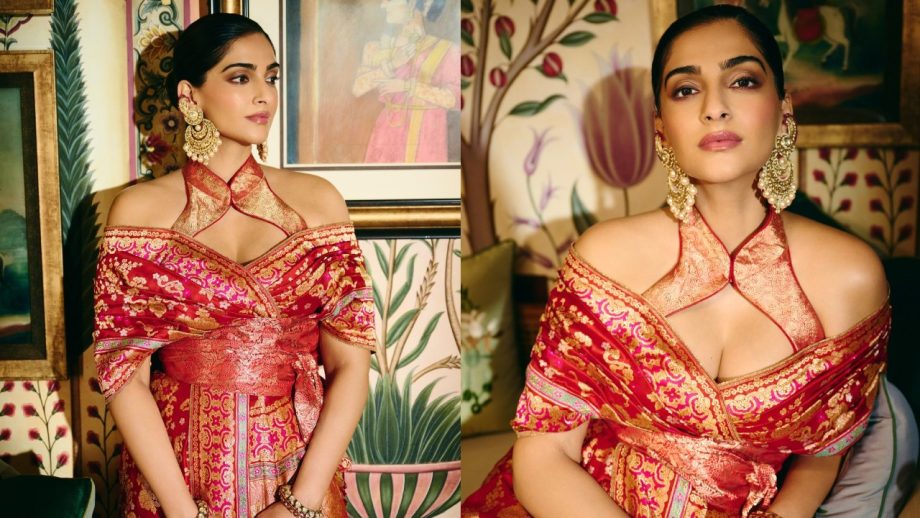 Saree Fashion: Alia Bhatt, Sonam Kapoor, Deepika Padukone, Katrina Kaif And Kareena Kapoor Khan Serve Stunning Ethnic Looks 1