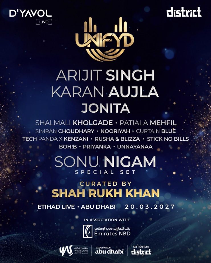 Shah Rukh Khan Announces UNIFYD Music Festival In Abu Dhabi With Arijit Singh & Other Big Names: All Details Inside 1