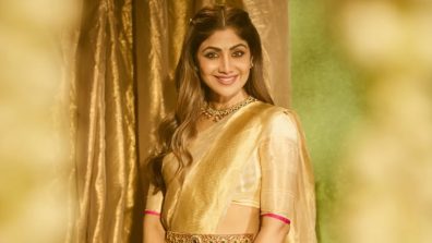 Shilpa Shetty Makes A Traditional Statement In South Indian-Inspired Half Saree Look