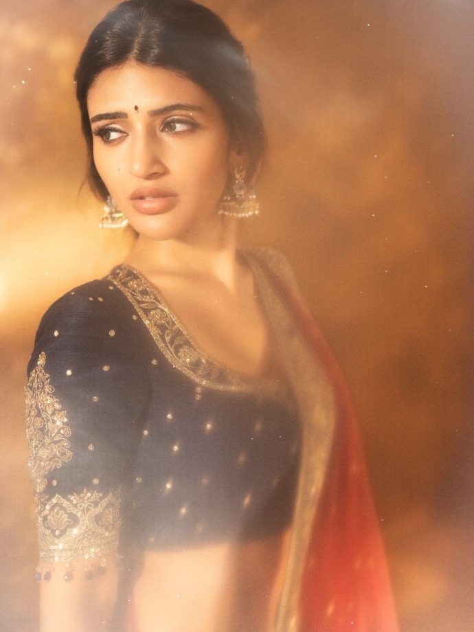 Sreeleela’s Multicolour Lehenga And Classic Plait Hairstyle Are A Match Made In Festive Heaven 1