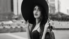 Sreeleela’s  Statement in a Black Dress and Dramatic Hat