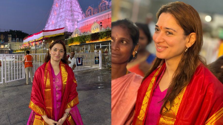 Tamannaah Bhatia Visits Tirupati With Her Father After The Vvaan Release 1