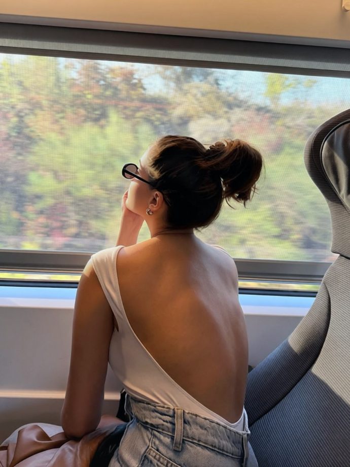 Tara Sutaria Makes London Hotter In A Sensational Backless White Top And Denim Look 1