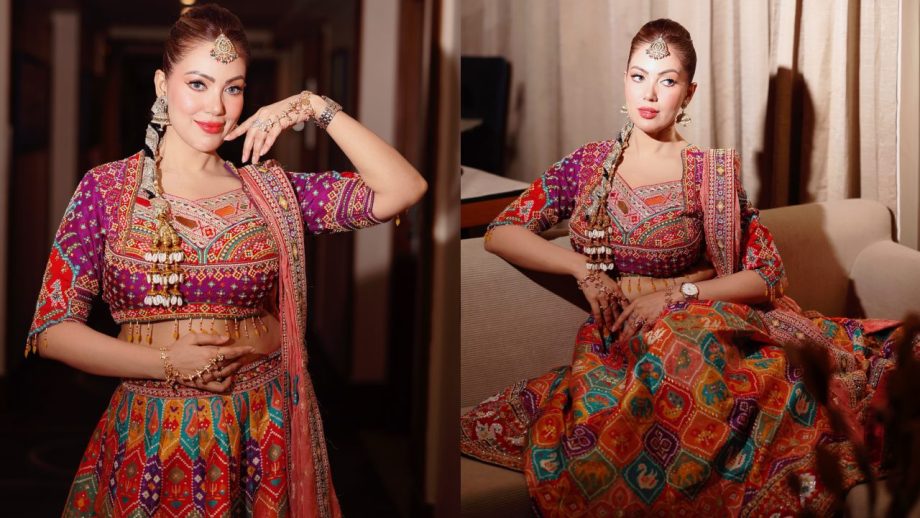 TMKOC's Munmun Dutta Turns Up Desi Girl, Dazzles In Colorful Lehenga: See Pics 1