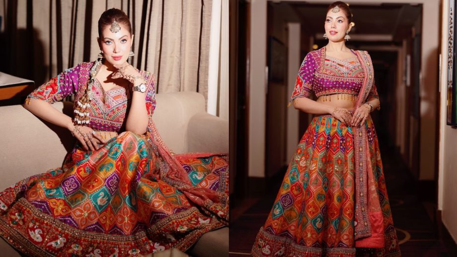 TMKOC's Munmun Dutta Turns Up Desi Girl, Dazzles In Colorful Lehenga: See Pics 1